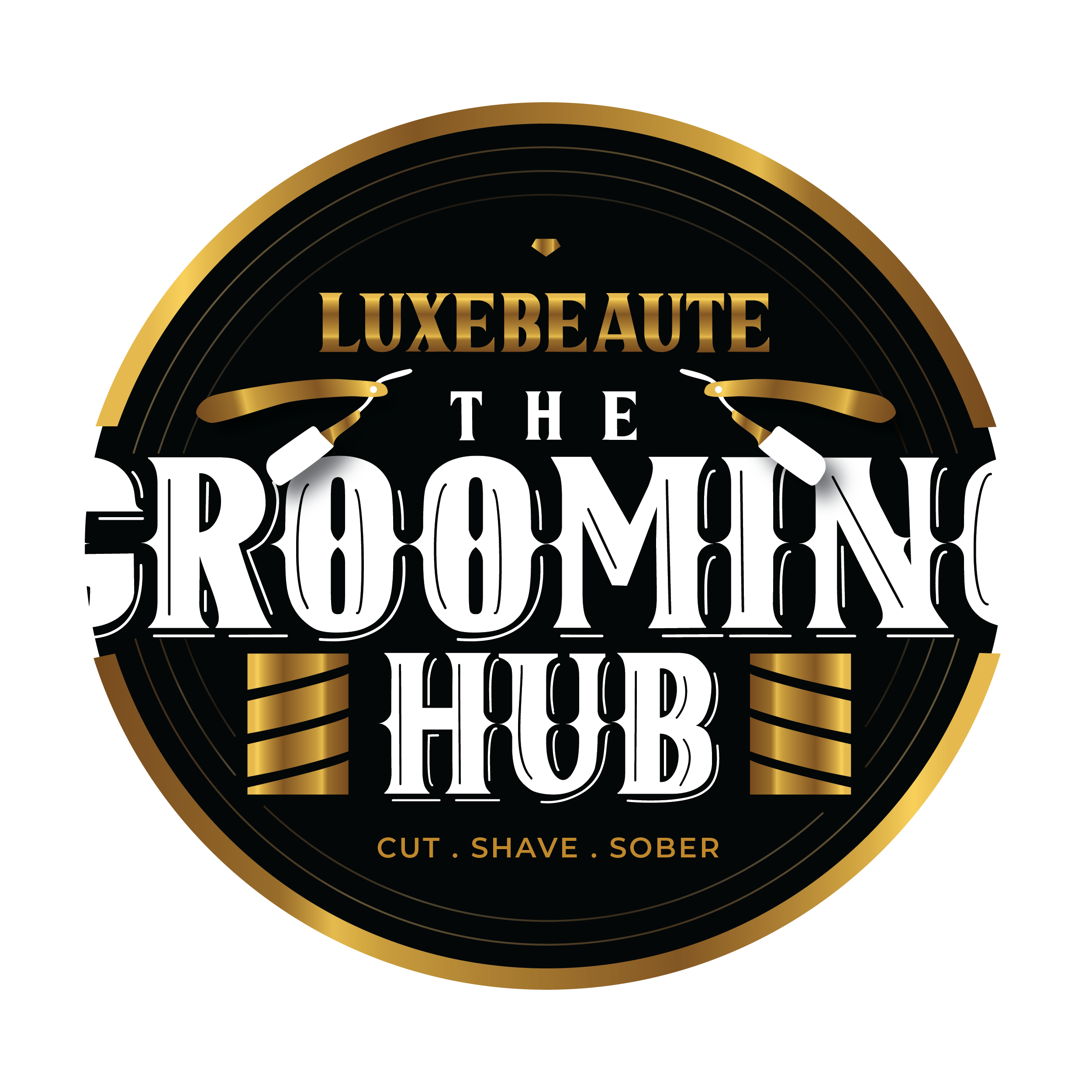 Digital workspace with LuxeBeaute branding